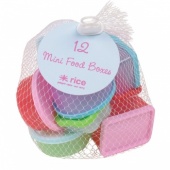 12 mini plastic food boxes